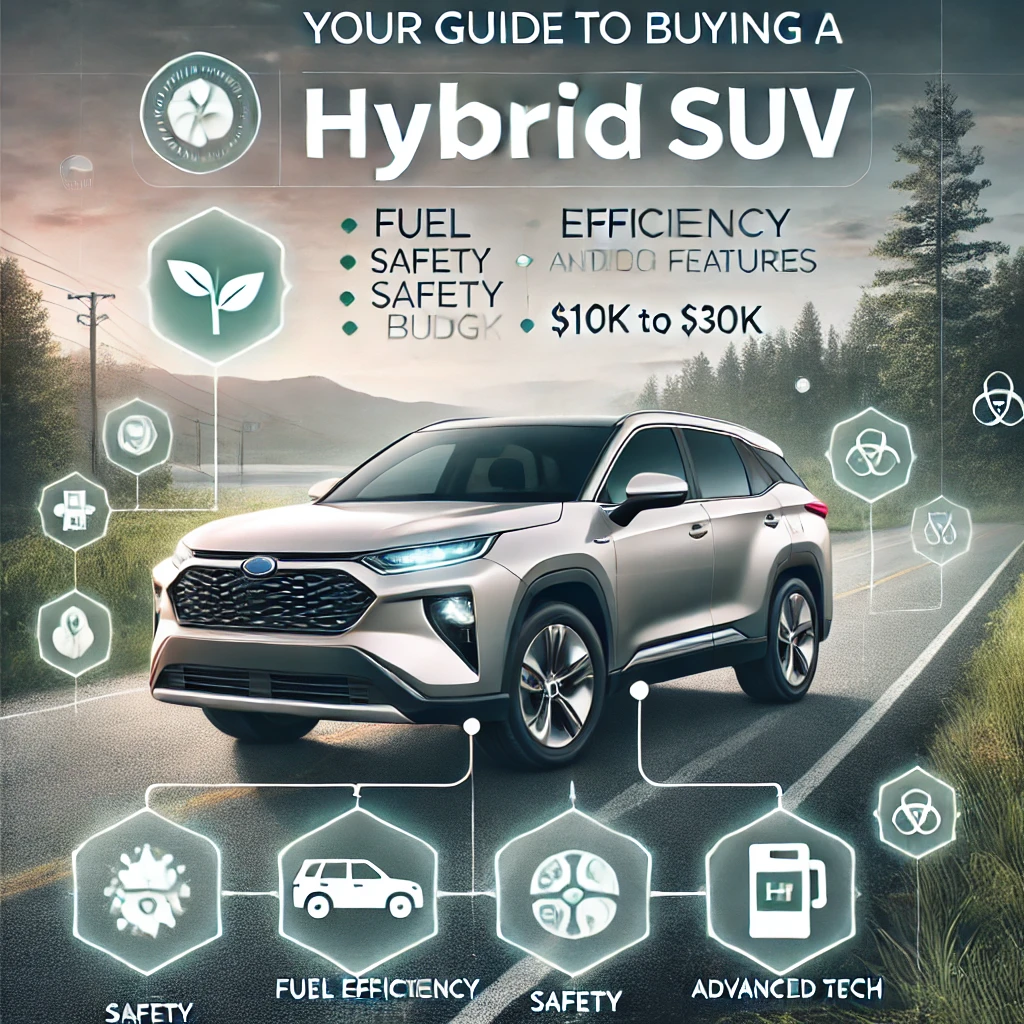 Plan to Buy a New Car: Hybrid SUV with a Budget of $10K to $30K