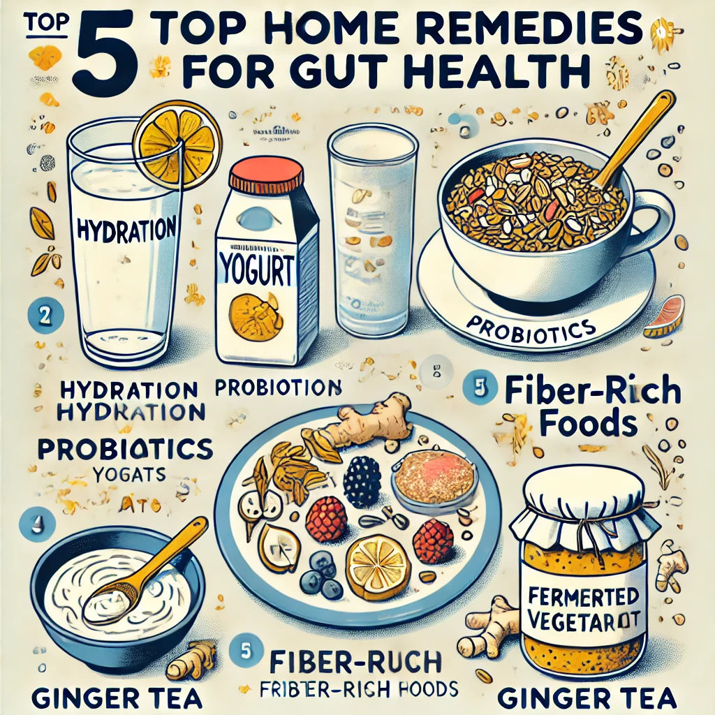 op 5 Home Remedies for Gut Health.