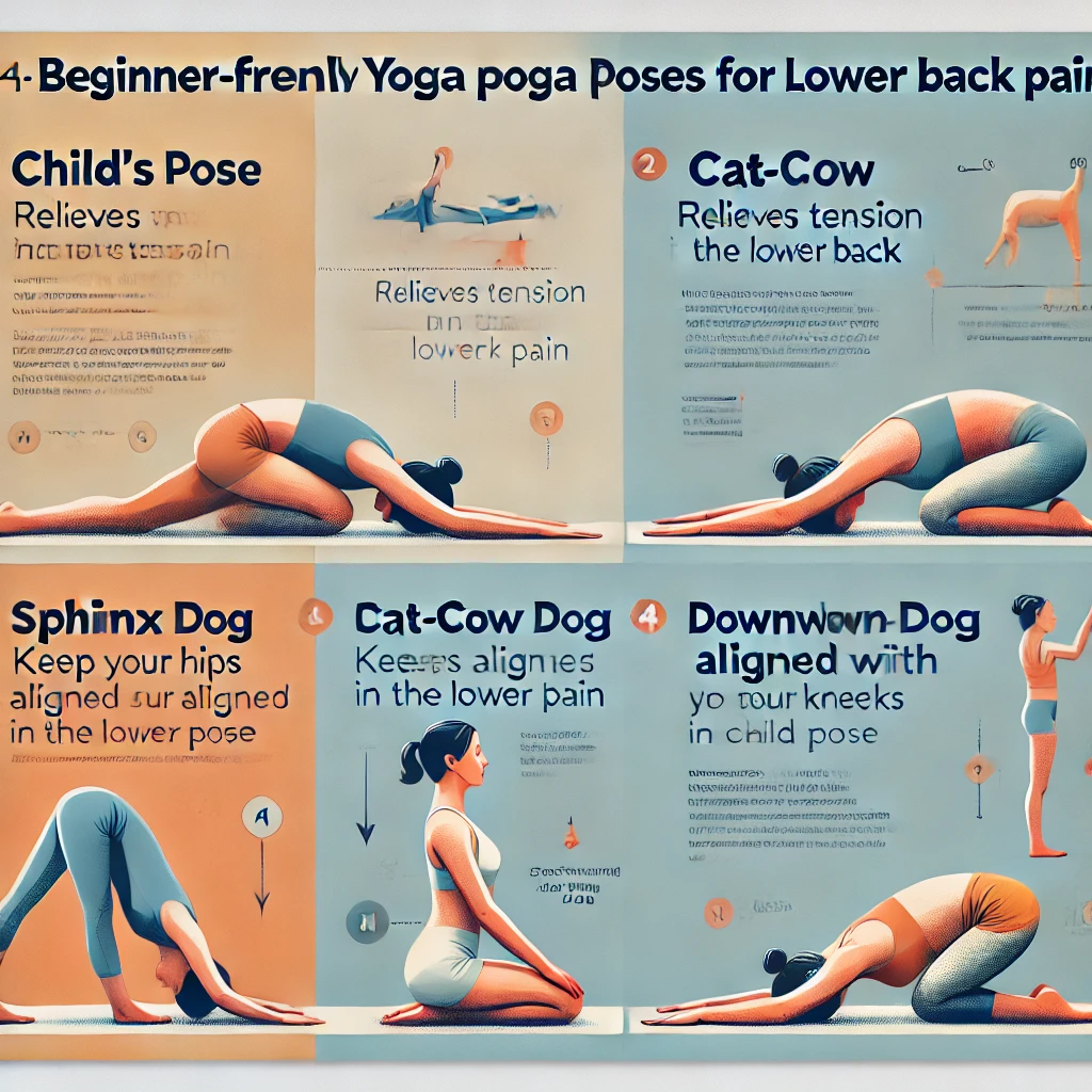 Yoga for Lower Back Pain: A Comprehensive Guide to Relief and Recovery Beginner-Friendly Yoga Poses for Lower Back Pain