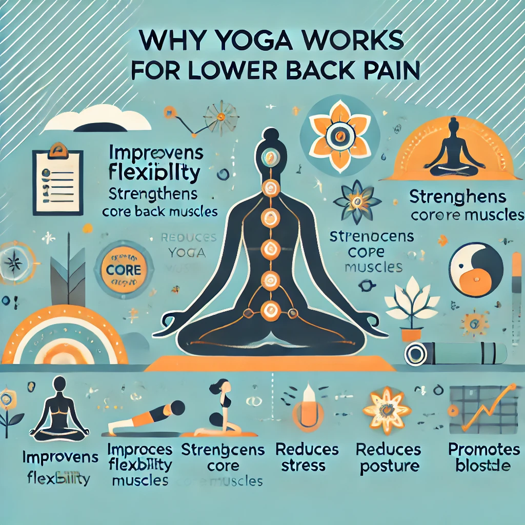 Yoga for Lower Back Pain: A Comprehensive Guide to Relief and Recovery Why Yoga Works for Lower Back Pain