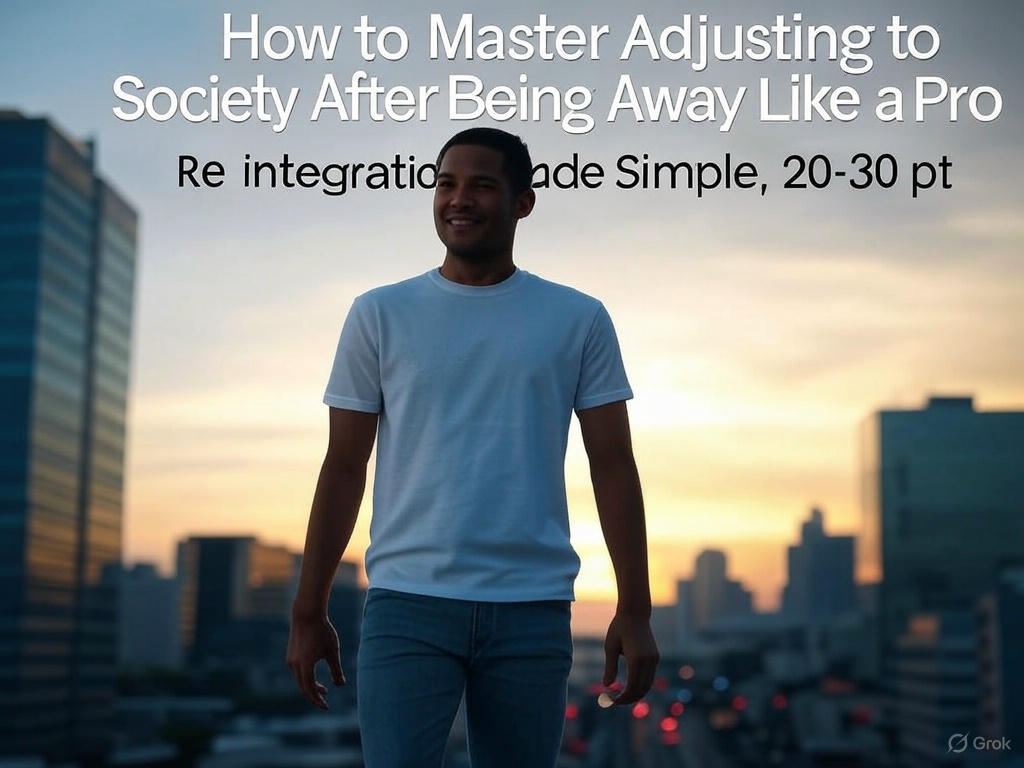 How to Master Adjusting to Society After Being Away Like a Pro Adjusting to society after being away