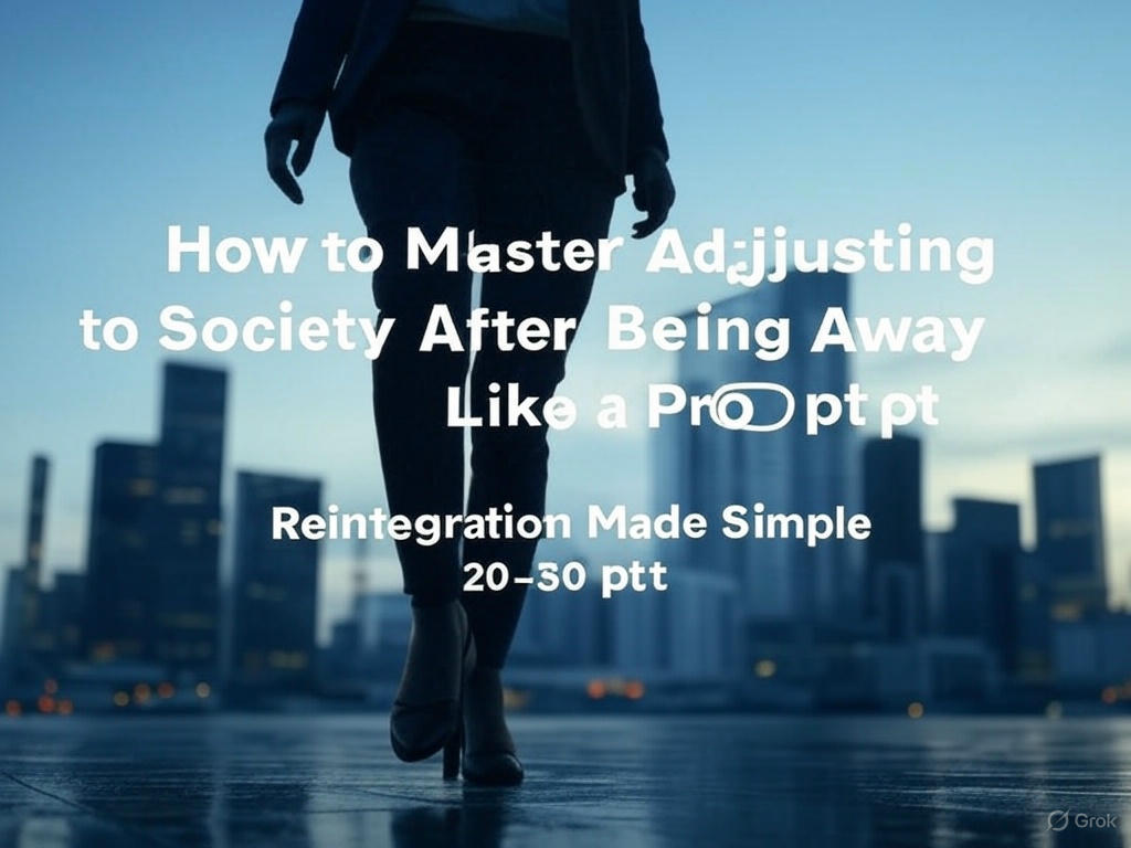 How to Master Adjusting to Society After Being Away Like a Pro Adjusting to society after being away
