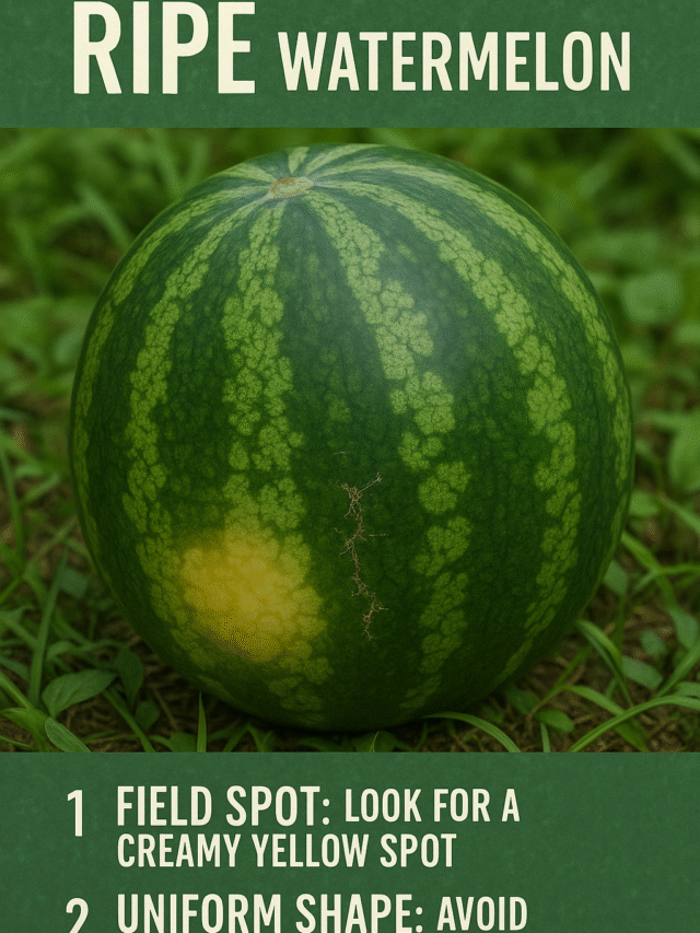 How to Pick a Ripe Watermelon